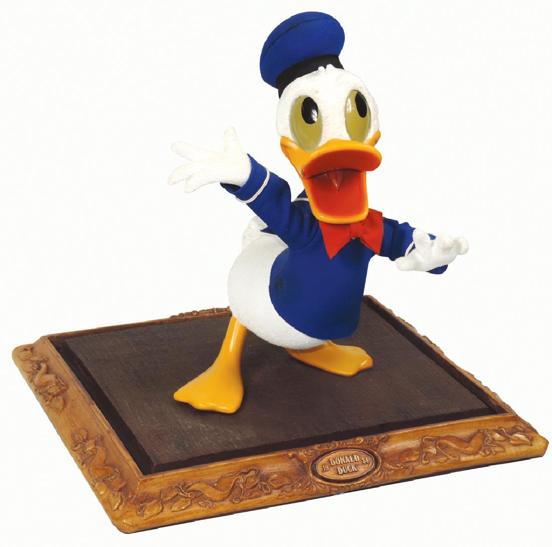 Disney studio plug, Donald Duck, c.1934, marked Walt (1 of 1)