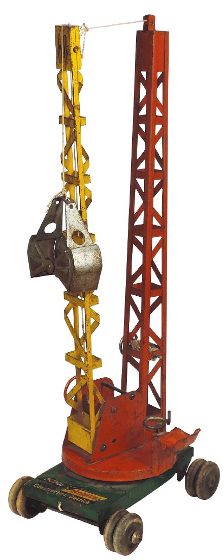 Toy Buddy "L" Mobile Construction Derrick, painted (1 of 1)