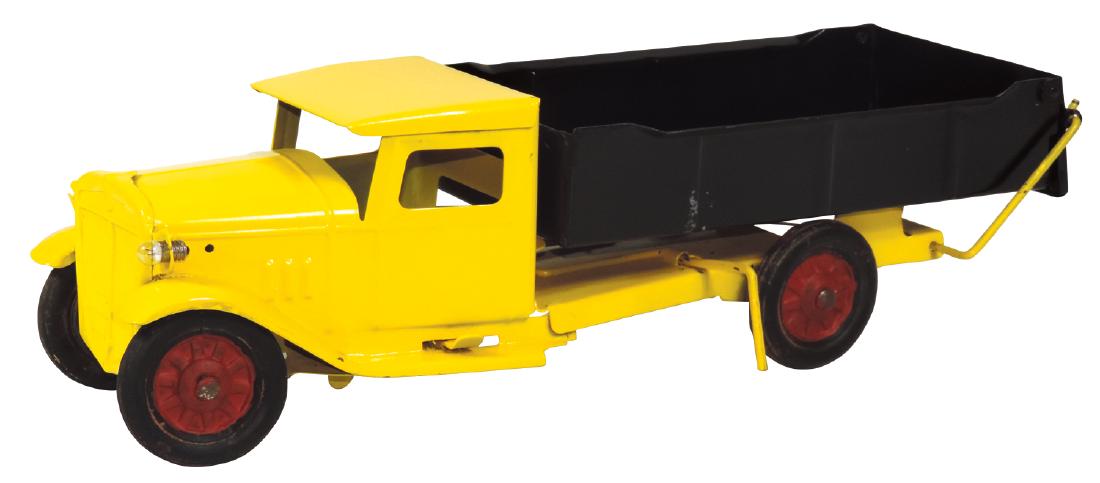 Toy Buddy "L" Dump Truck, painted pressed steel, (1 of 1)