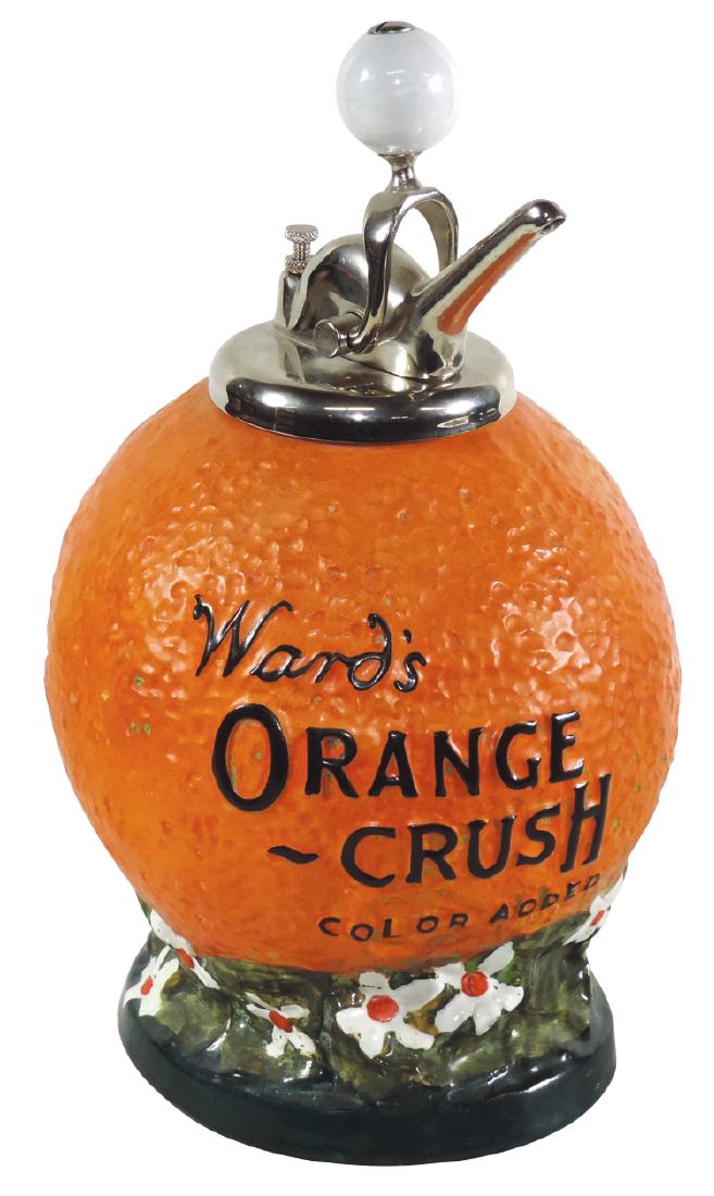 Soda fountain syrup dispenser, Ward's Orange-Crush, (1 of 1)