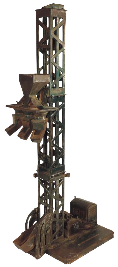 Toy Buddy "L" Hoisting Tower, painted pressed steel, (1 of 1)