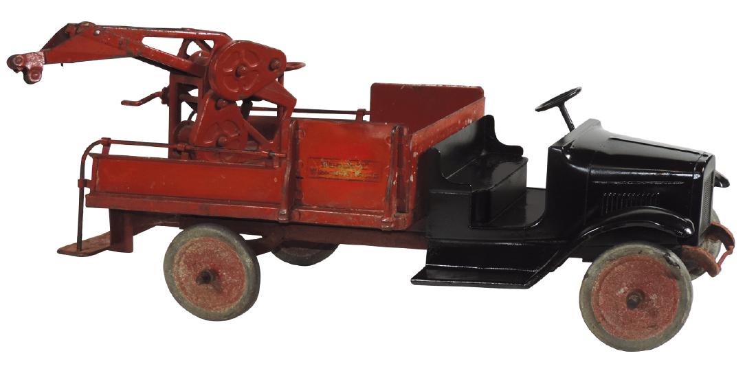 Toy Buddy "L" Wrecking Truck, painted pressed steel, (1 of 1)