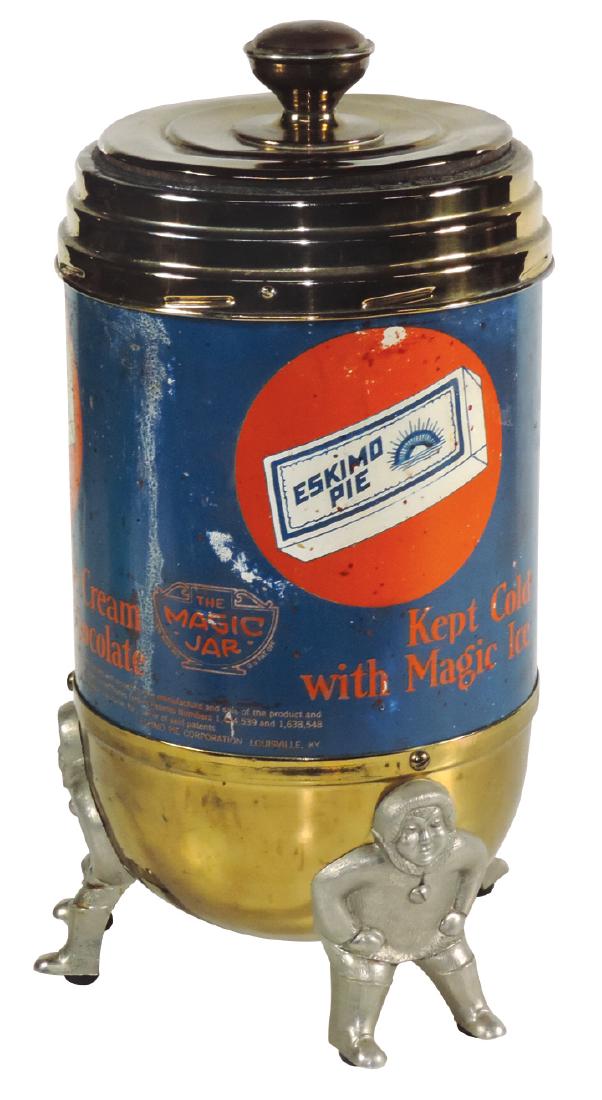 Soda fountain ice cream cooler, Eskimo Pie "The Magic (1 of 3)