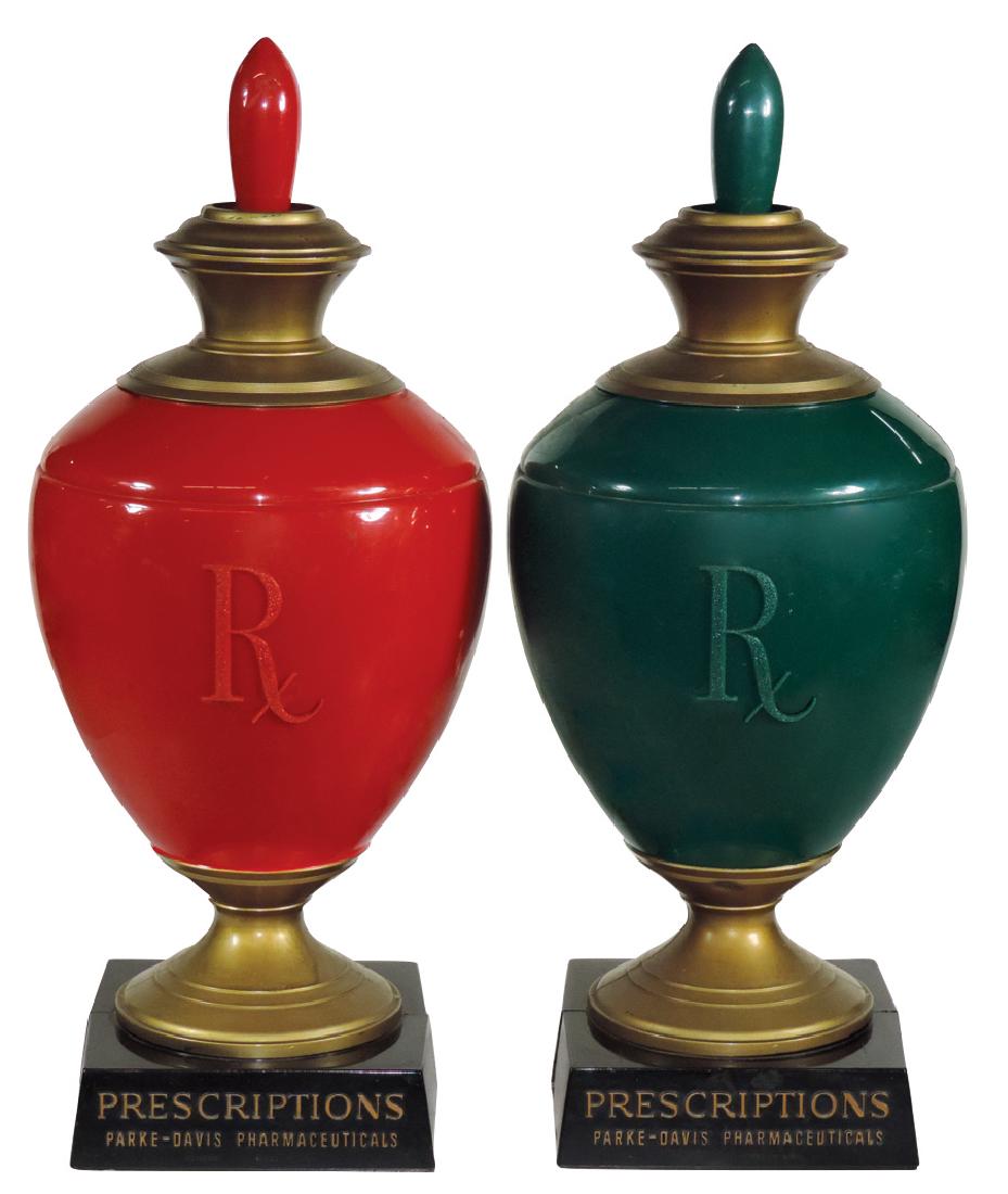 Drug store show jars (2), Parke-Davis Prescriptions (1 of 1)