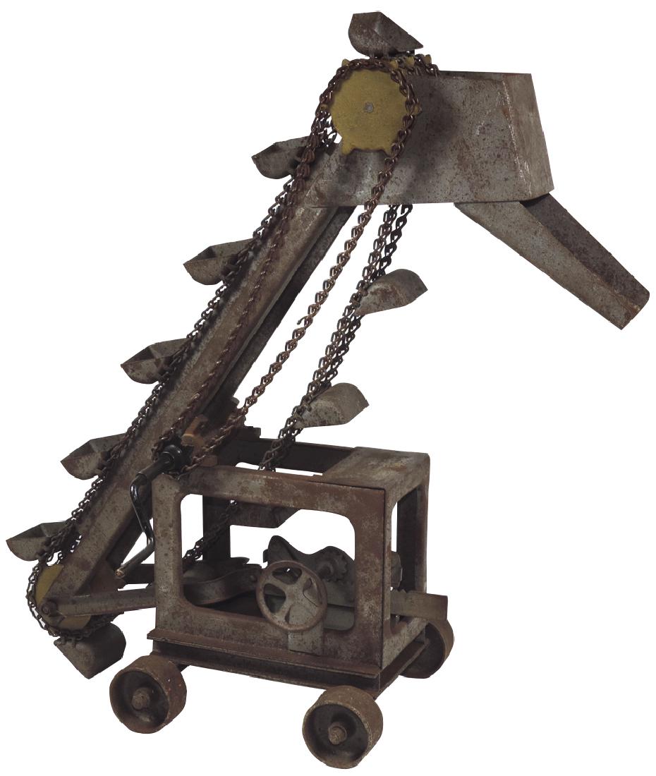 Toy Buddy "L" Sand Loader, painted pressed steel, (1 of 1)