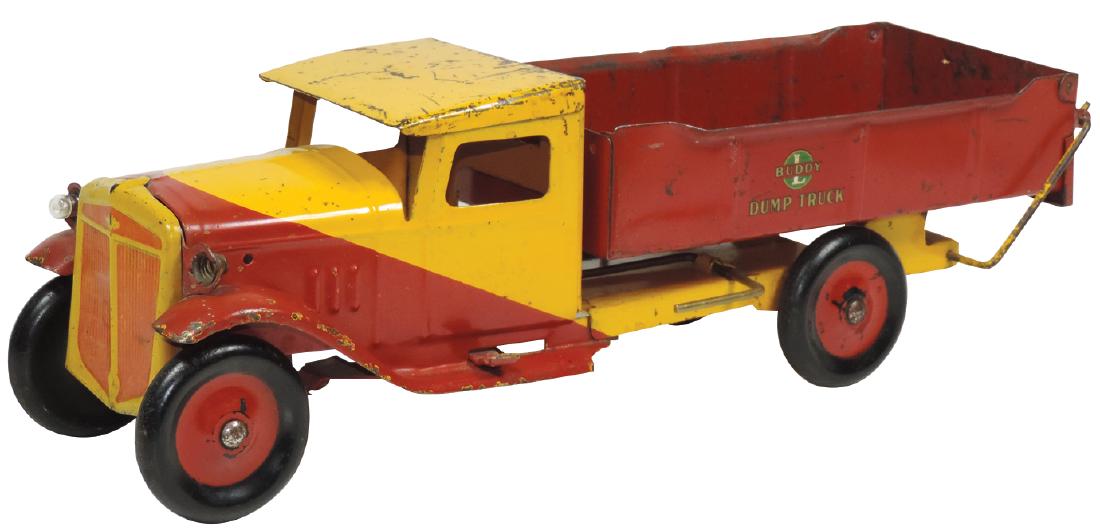 Toy Buddy "L" Dump Truck, Model 434, painted pressed (1 of 1)