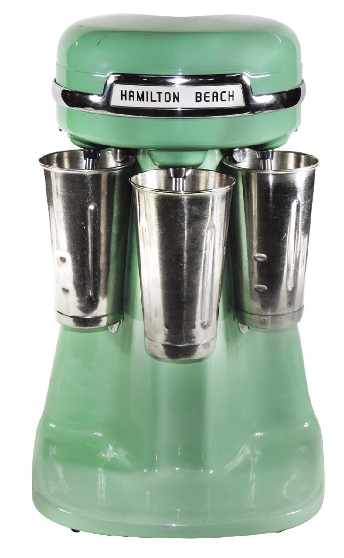 Soda fountain malt mixer, Hamilton Beach triple head, (1 of 1)