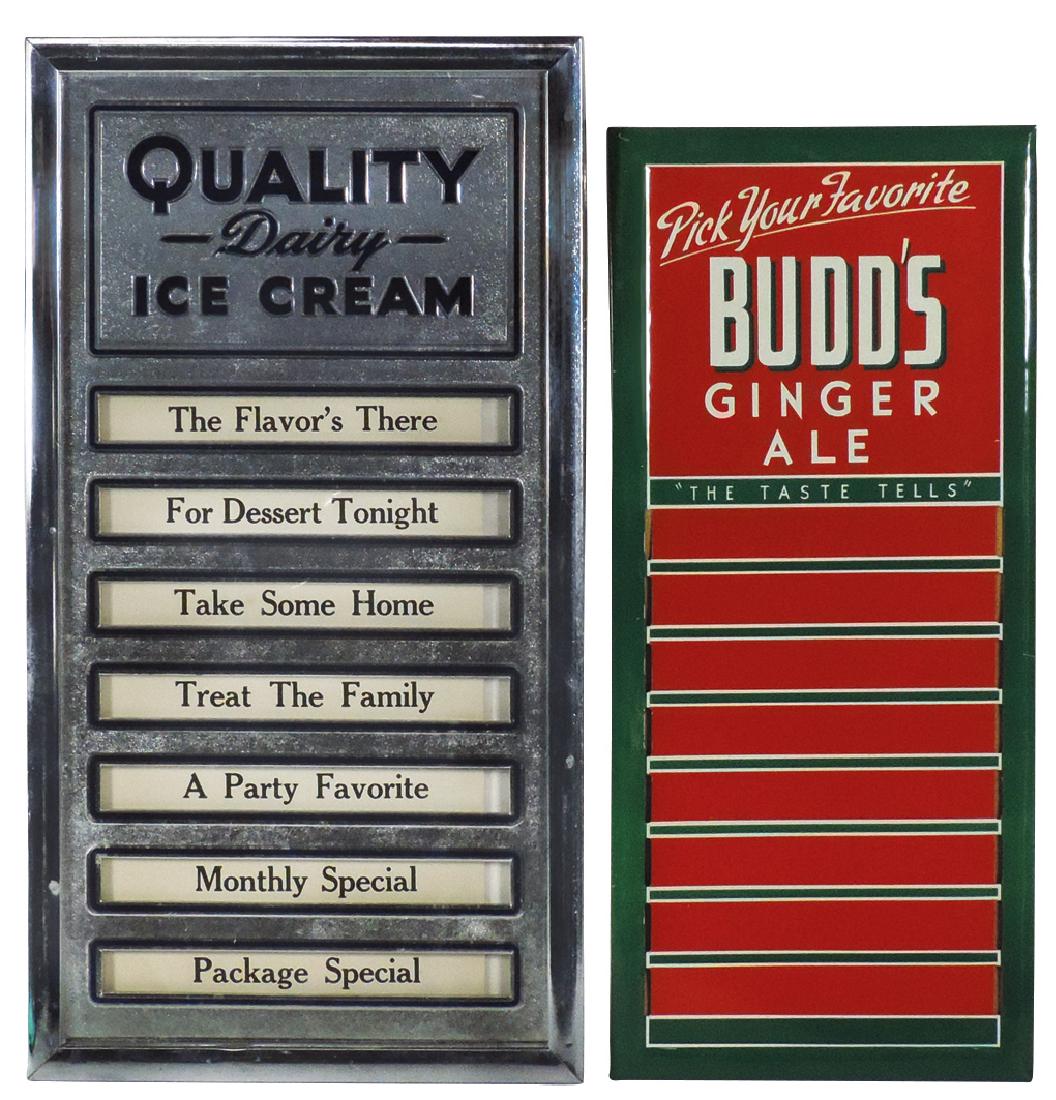 Soda fountain menu boards (2), Quality Dairy Ice Cream, (1 of 1)