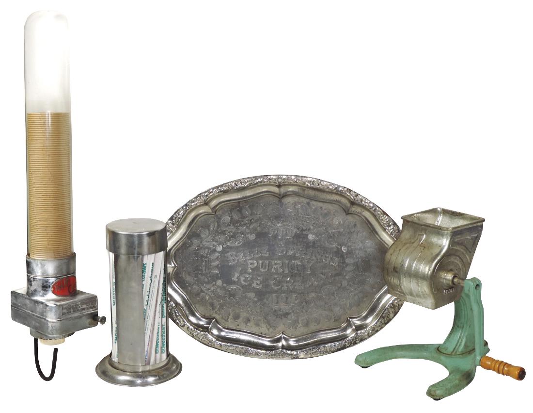 Soda fountain items (4), Tulip drinking cup dispenser, (1 of 1)