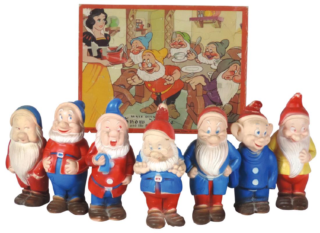 Disney Snow White & 7 Dwarfs (8), set of 7 vinyl (1 of 1)