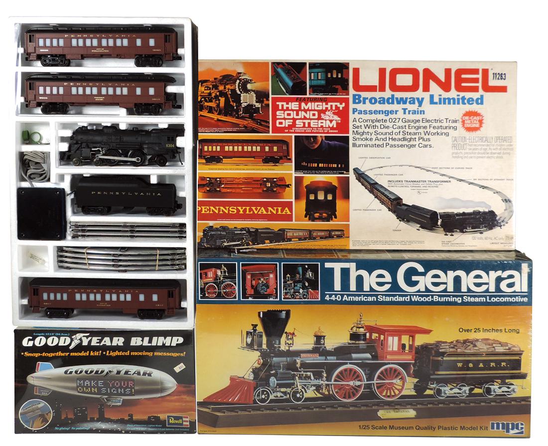 Toy model kits & Lionel passenger train (3), Good Year (1 of 1)