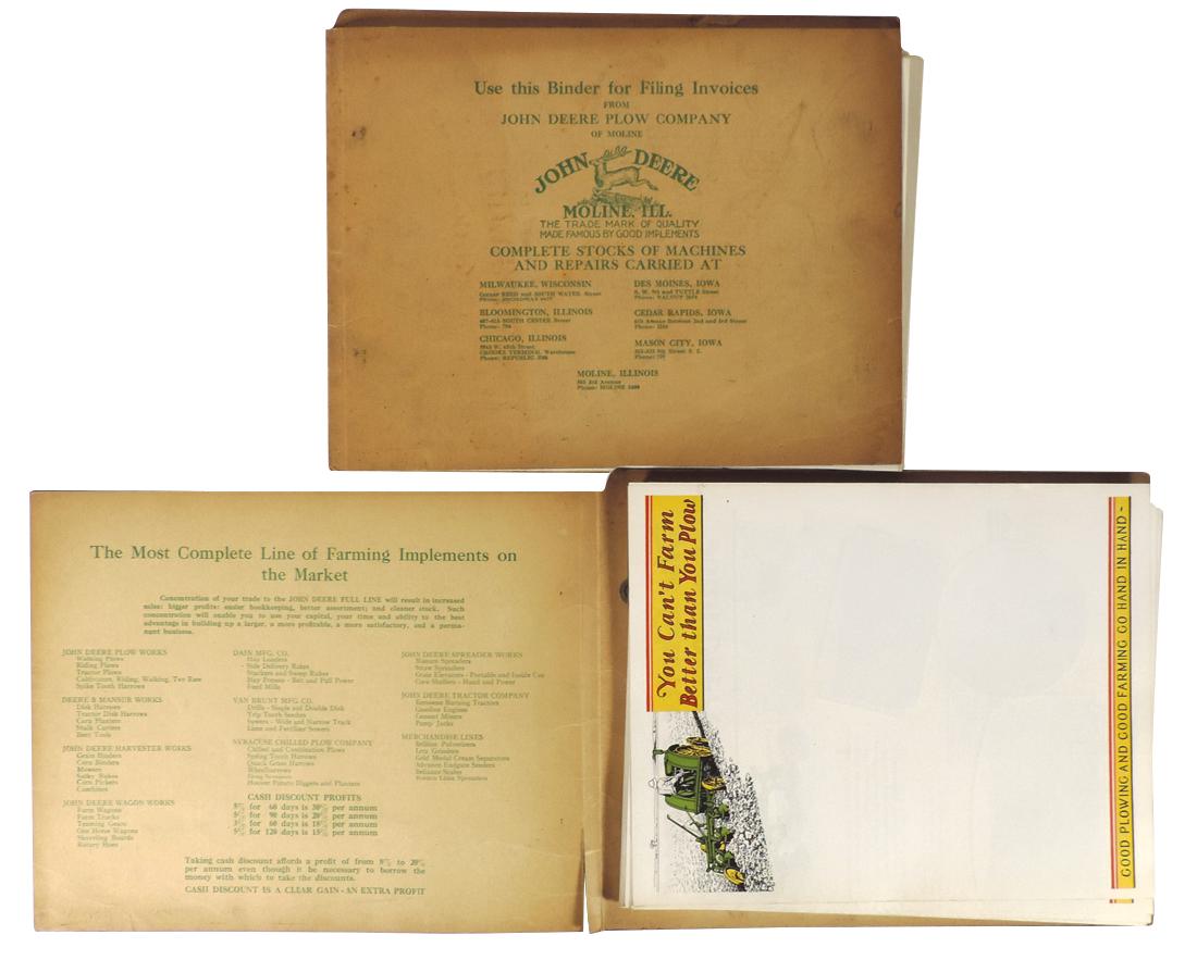 Farm Implement brochures & binders, 49 John Deere Nos. (1 of 1)