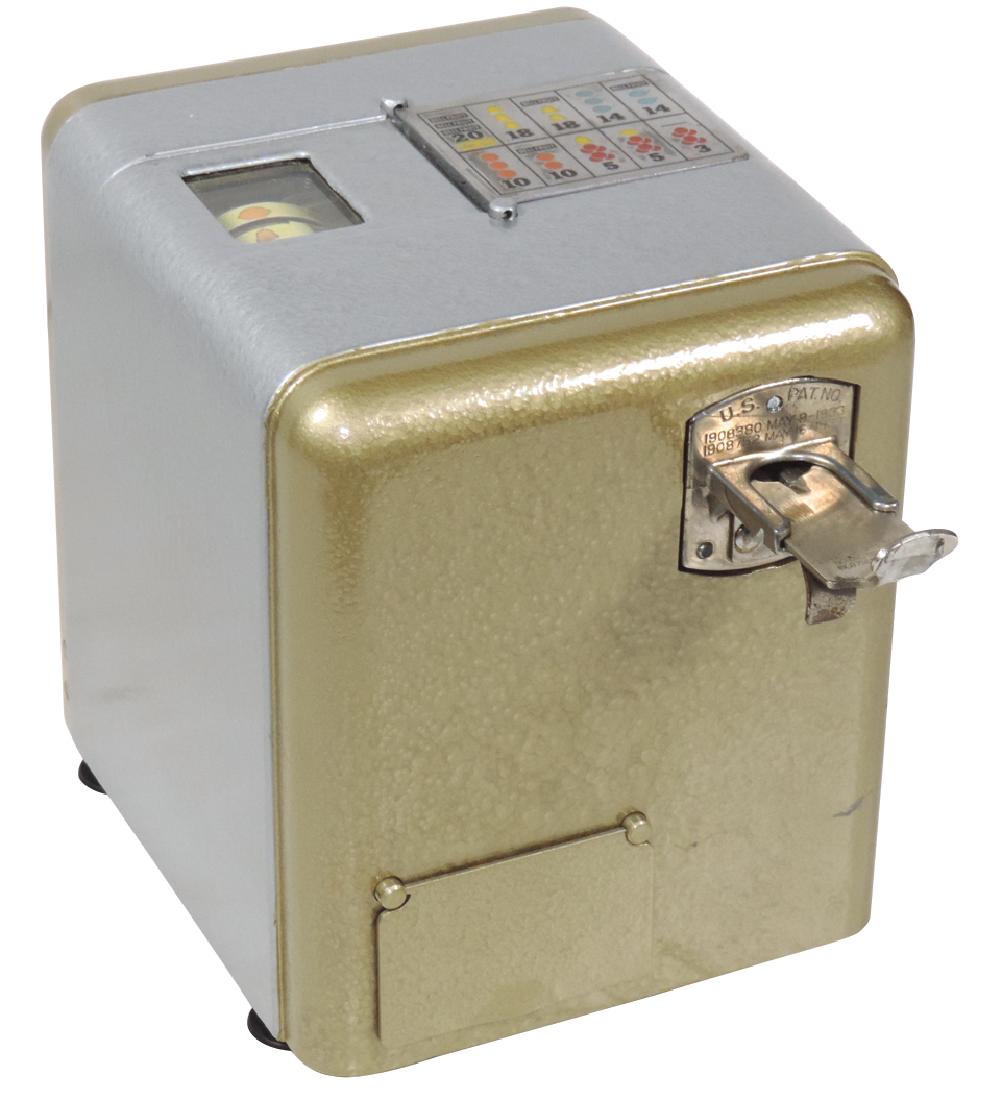 Coin-operated slot machine, Mills Vest Pocket, 3-reel (1 of 1)
