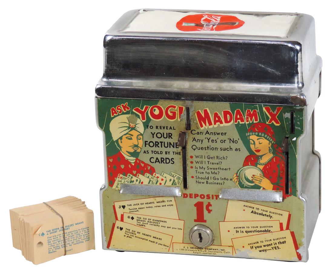 Coin-operated fortune teller, "Ask Yogi/Madam X", 1 (1 of 1)