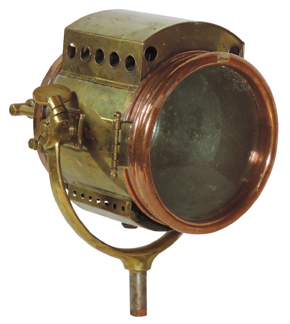 Search or spot light, marked Phare Solar by Badger (1 of 1)