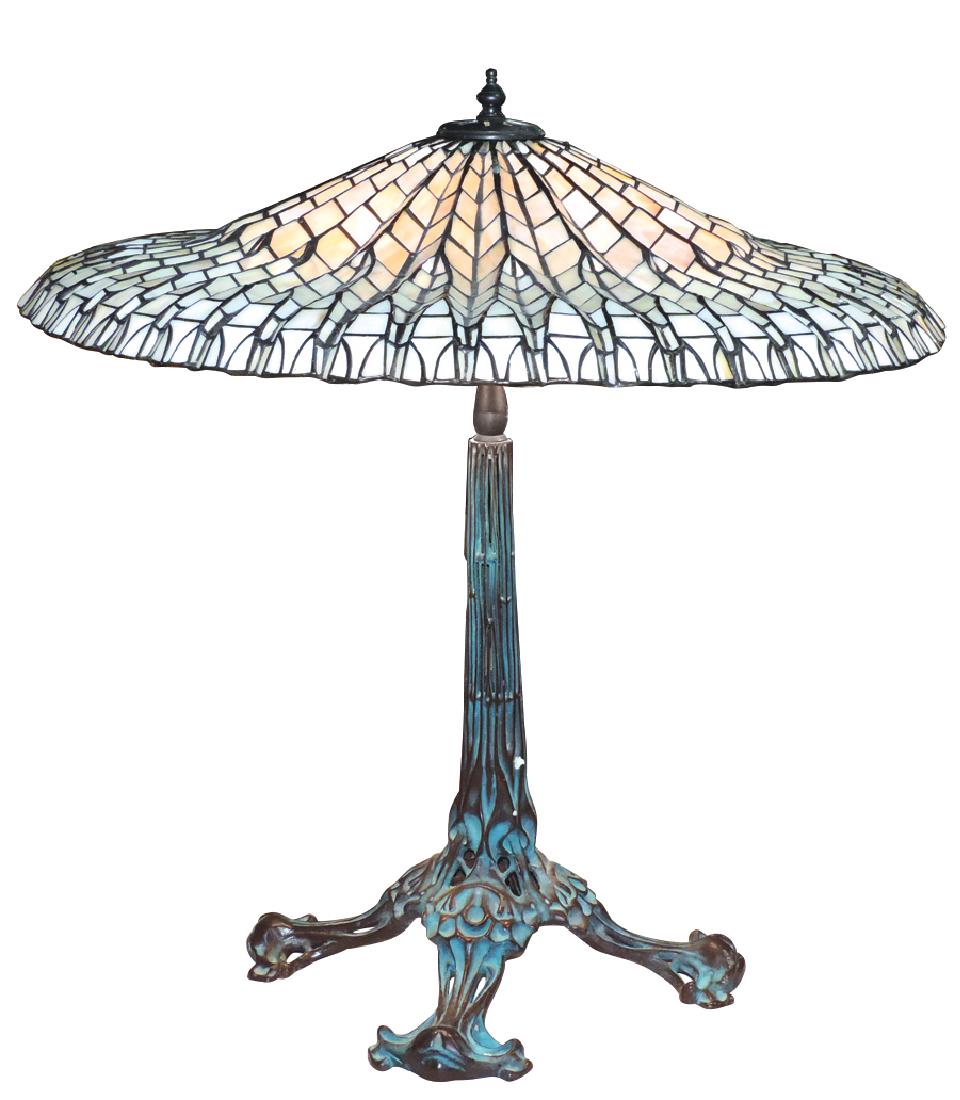 Lighting, table lamp, Tiffany Spiderweb recreation, the (1 of 1)