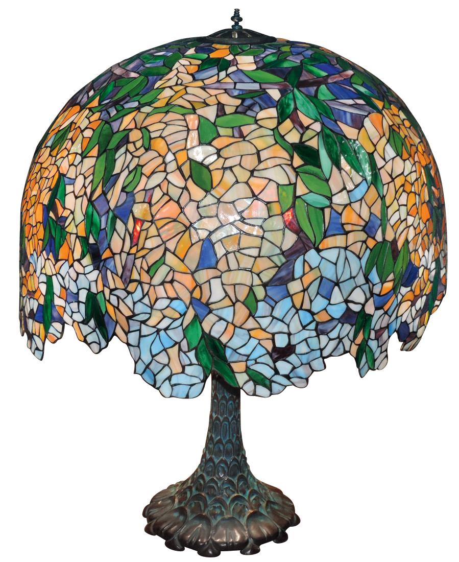 Lighting, table lamp, Tiffany Wisteria recreation, the (1 of 1)