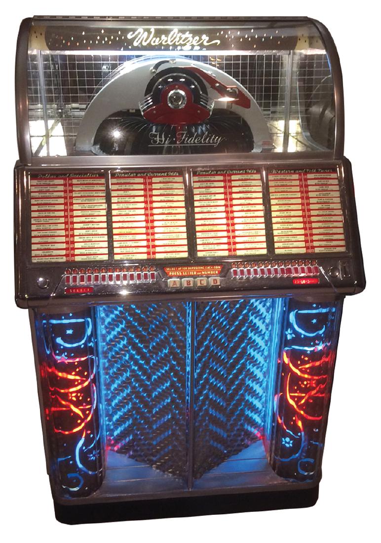 Coinoperated jukebox, Wurlitzer Model 1700, 104