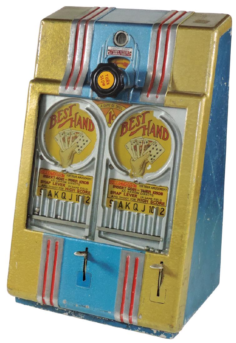 Coin-operated skill game, Daval Best Hand, 2-player (1 of 1)