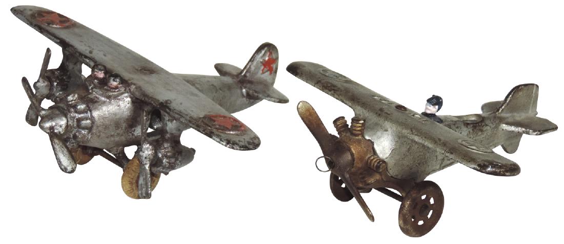 Toy, A. C. Williams UX166 Airplane, cast iron, (1 of 1)