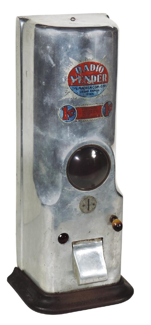 Coin-operated hot nut machine, The Radio Vendor, mfgd (1 of 1)