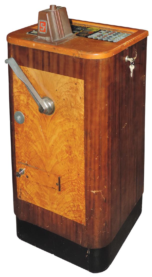 Coin-operated slot machine, Silver Moon Console, 5 (1 of 4)