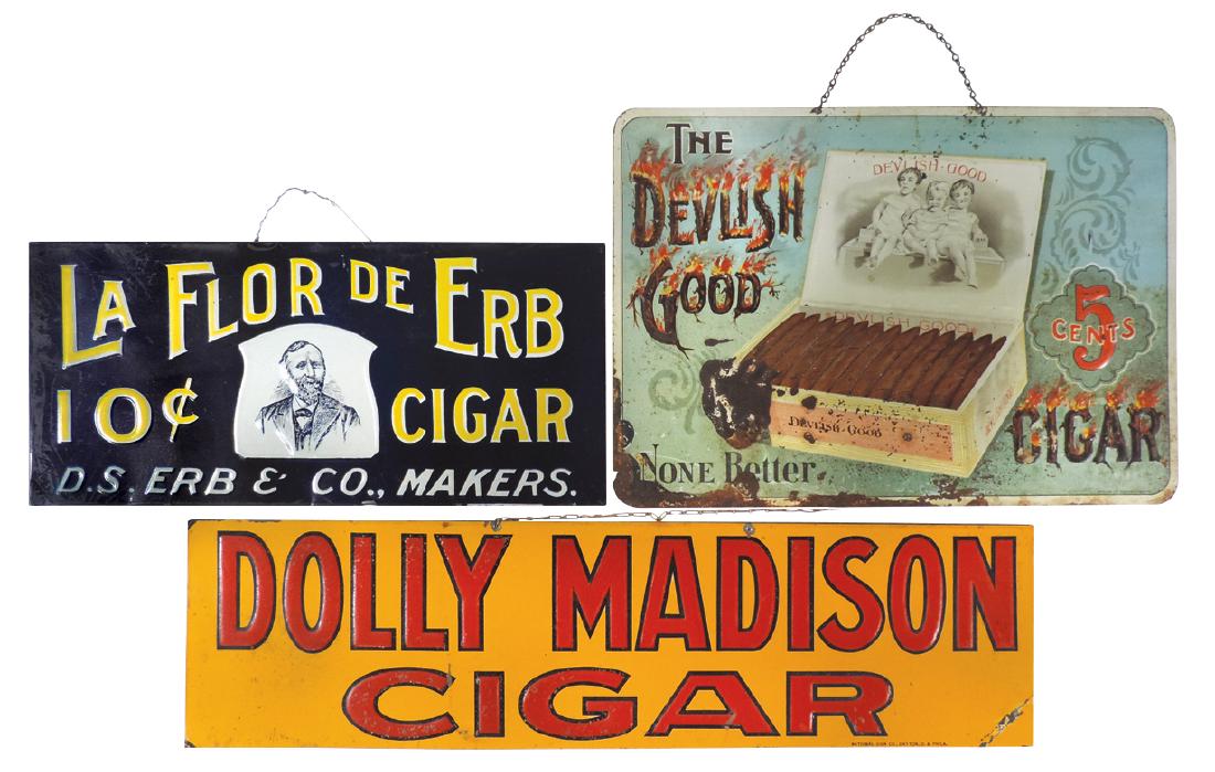 Tobacciana signs (3), Dolly Madison Cigar by National (1 of 1)