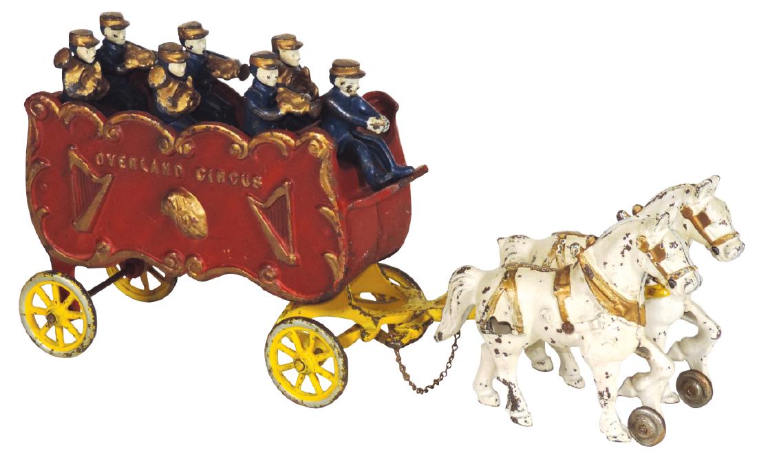 Toy Kenton Overland Circus Band Wagon, horse-drawn (1 of 1)
