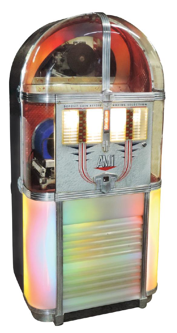 Coinoperated jukebox, AMI Model C, 51025 Cent, 40