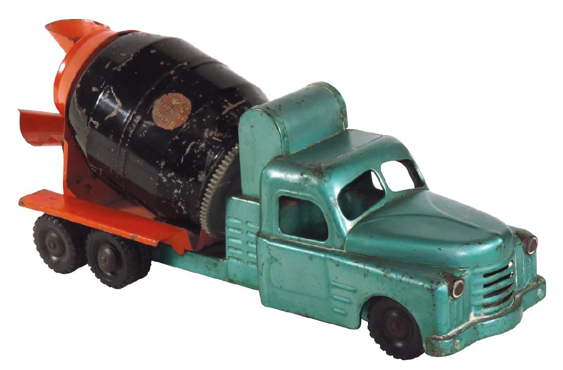 Toy Structo Ready Mix Concrete Cement Mixer, pressed (1 of 1)