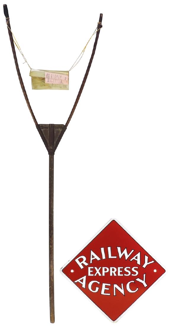 Railroad items (2), Railway Express Agency sign, (1 of 1)