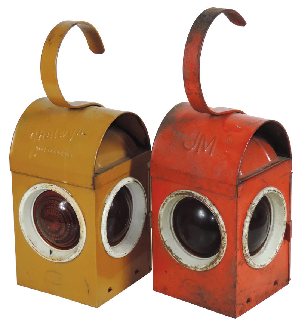Railroad Signal Lanterns 2 Chalwyn Made In England