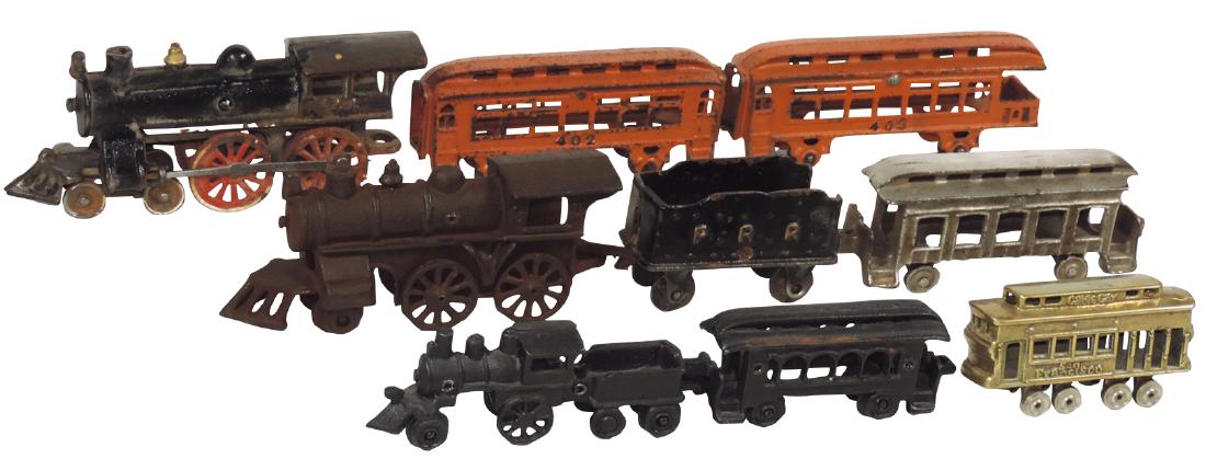 Toys (9), 3 train engines marked 50, 44 & JM105 (1 of 1)