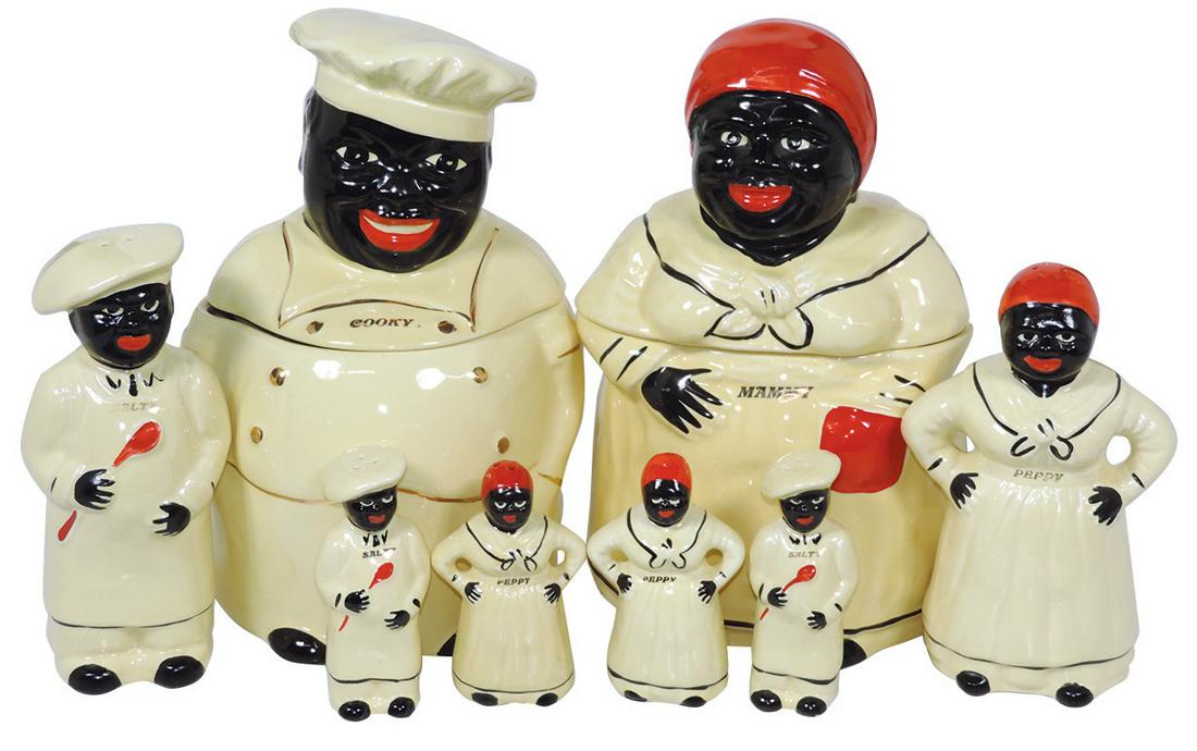 Black Americana, Pearl China Mammy Pin on Black Americana
