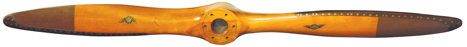 Airplane Propeller, Sensenich, Model #72C-40, laminated: Airplane Propeller, Sensenich, Model #72C-40, laminated wood w/leading metal edge, Exc cond, 72"L.