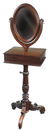Furniture, Victorian Carved Walnut Shaving Stand,
