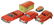 Toy Cars & Garage (5), litho on tin windup & friction,