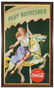 Coca-Cola Sign, "Play Refreshed", litho on cdbd