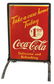 Coca-Cola Sidewalk Sign, "Take a case home", 1930's - 2