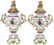 Decorative, Fine Pair of Dresden Style Porcelain