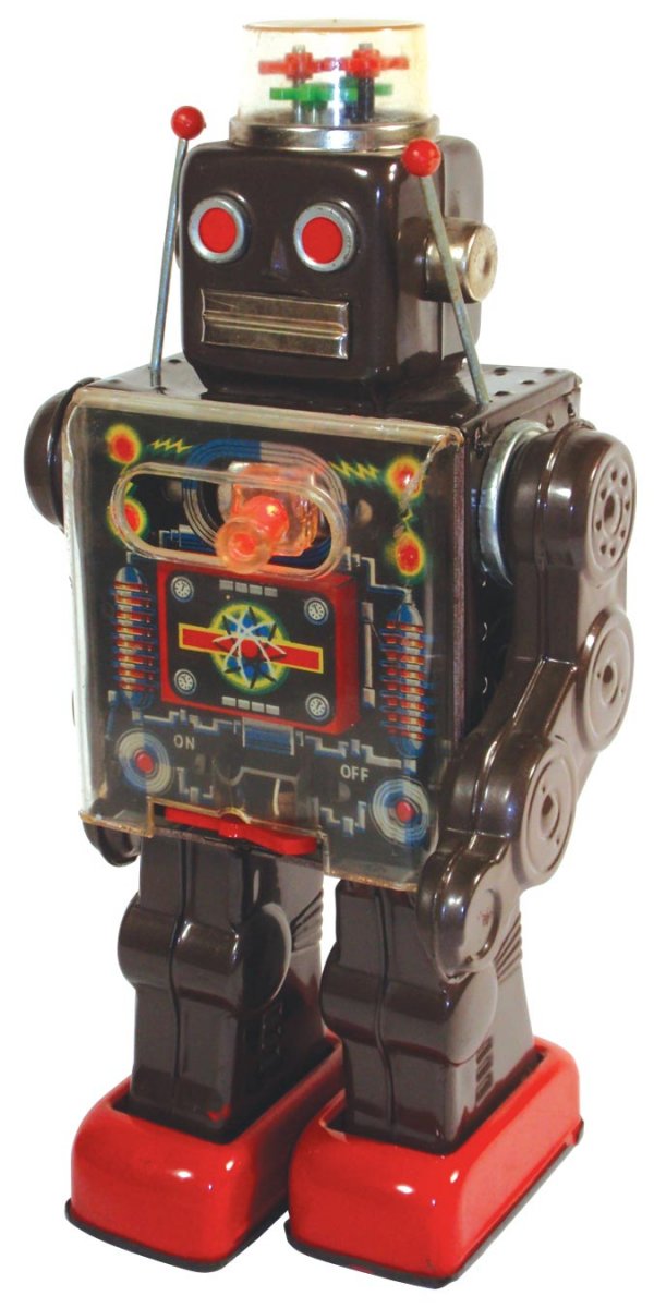 1228 Toy, Robot, Horikawa Fighting Robot, c.1960, batt