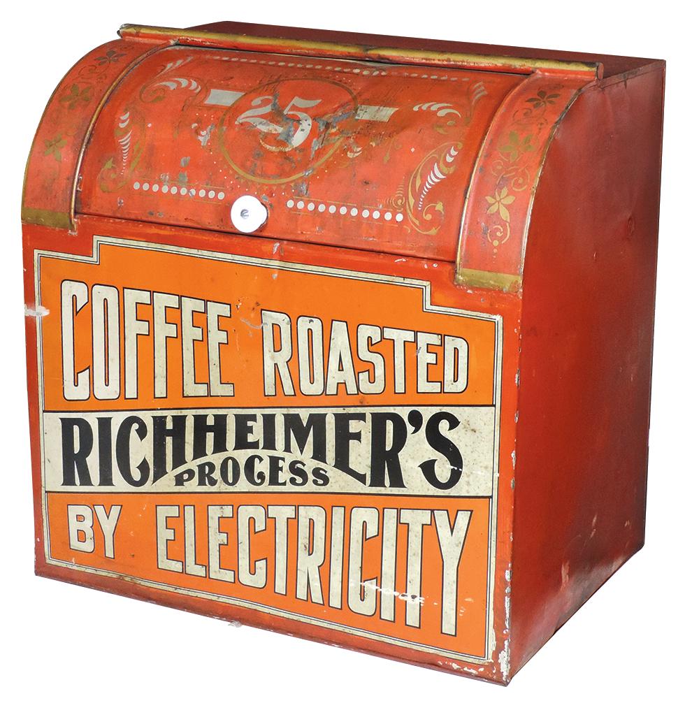 Country Store Coffee Bin, Coffee Roasted by Electricity (1 of 1)