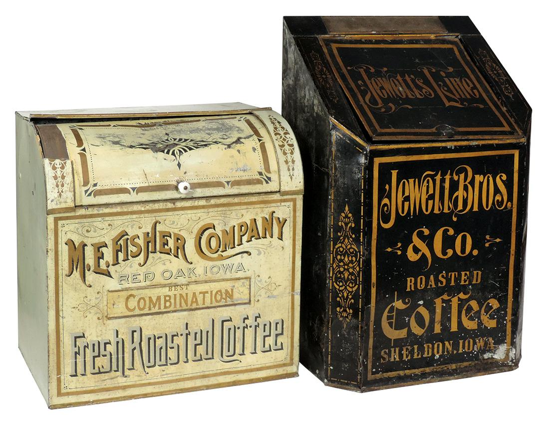 Country Store Coffee Bins (2), Jewett Bros.-Sheldon, IA (1 of 1)