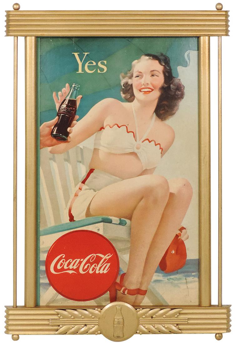 Coca-Cola Sign ,"Yes", Niagara litho on cdbd in Kay (1 of 1)