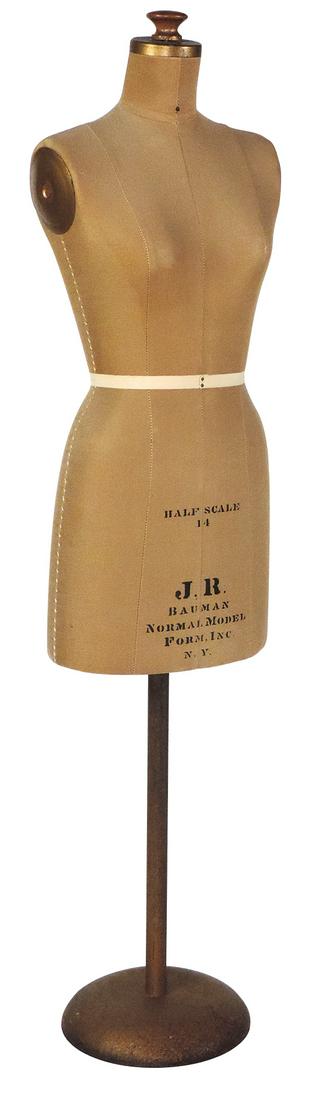 Salesman's Sample Dress Form, J.R. Bauman Normal Model (1 of 1)