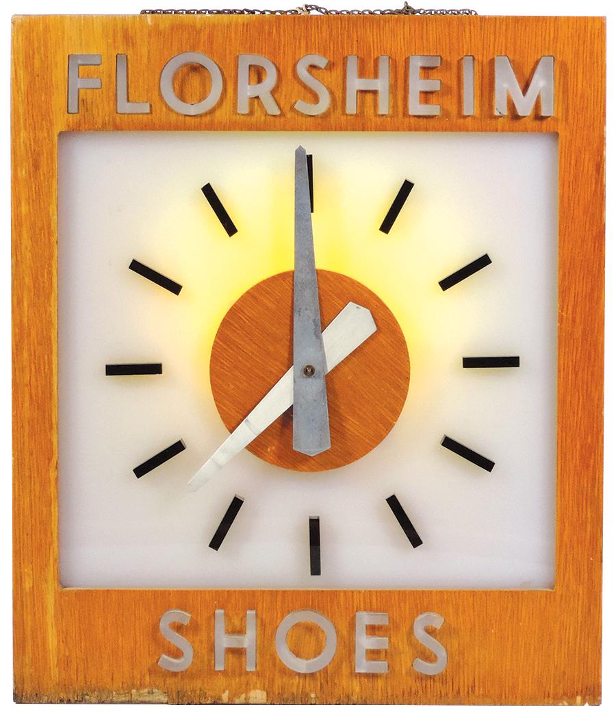 Shoe Store Clock, Florsheim Shoes, Art Deco-style (1 of 1)