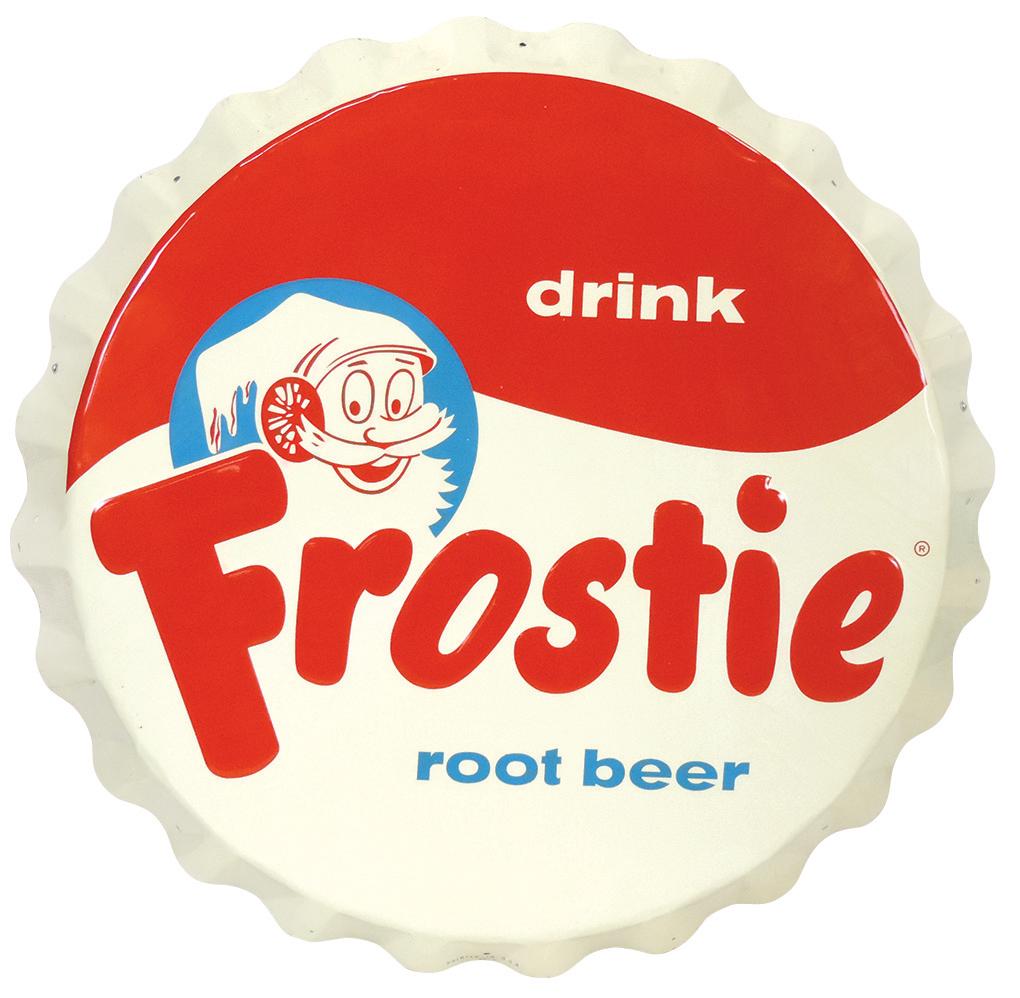 Soda Fountain Sign, Frostie Root Beer bottle cap, (1 of 1)