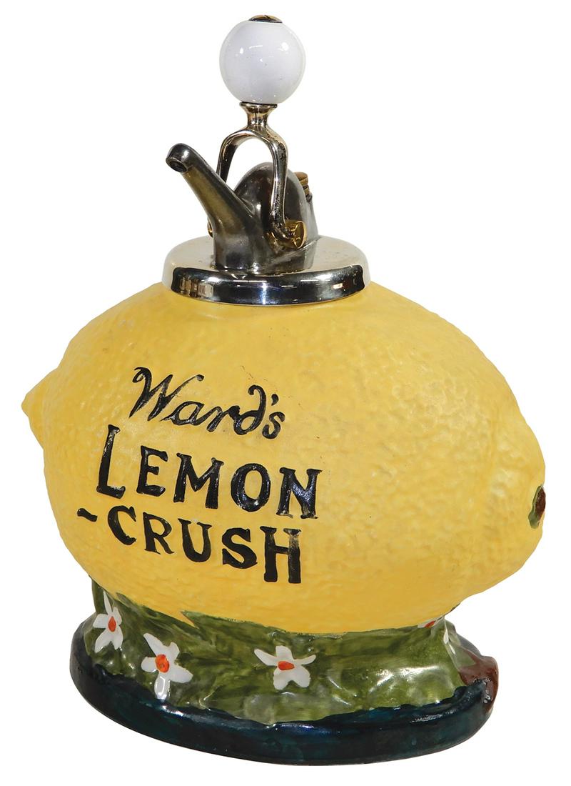Soda Fountain Syrup Dispenser, Ward's Lemon-Crush, (1 of 1)