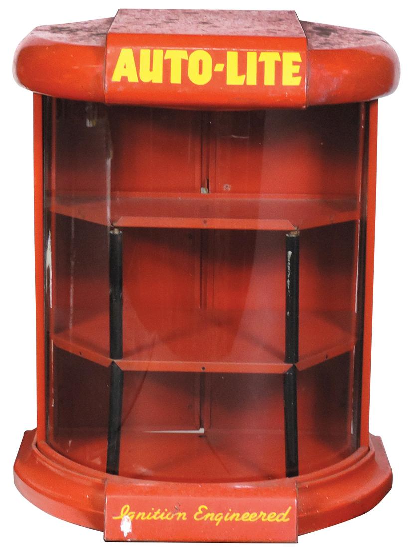 Automobilia Counter Display Cabinet, Auto-Lite Spark (1 of 1)