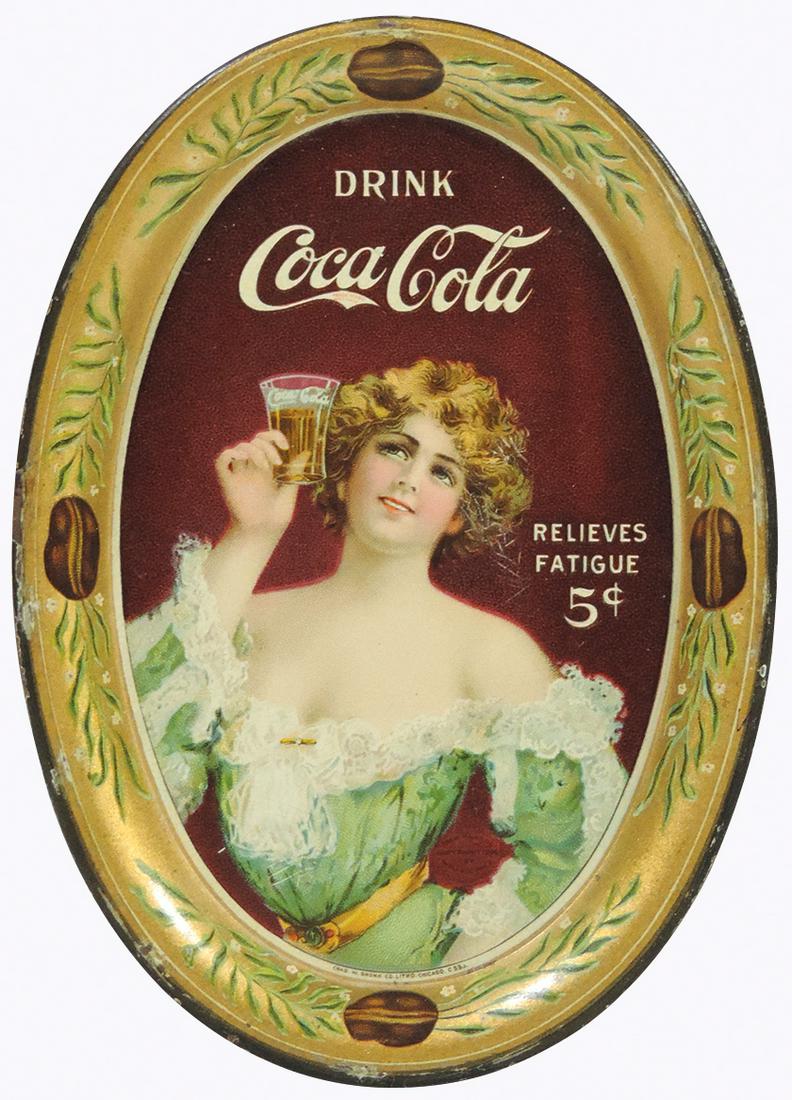 Coca-Cola Tip Tray, Rare Drink Coca-Cola Relieves (1 of 1)